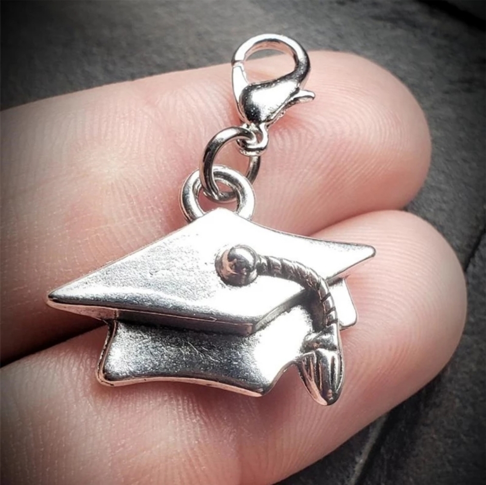 Clip On graduation cap charms